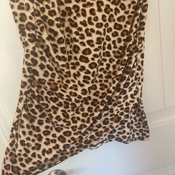 Leopard Print Fitted Dress - Picture 5 of 5